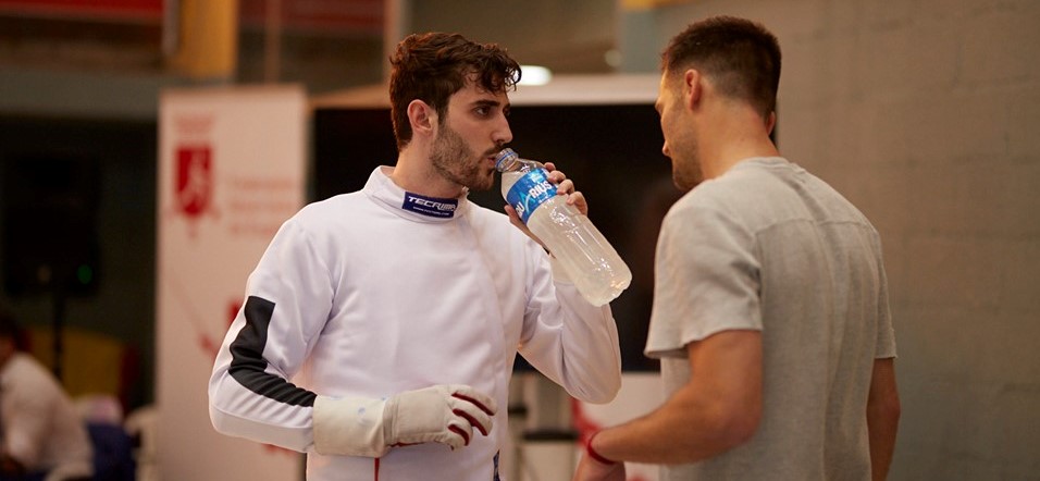 Hidratación en la esgrima