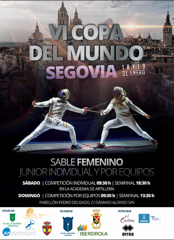 NOTA Copa del Mundo de Sable Femenino de Segovia